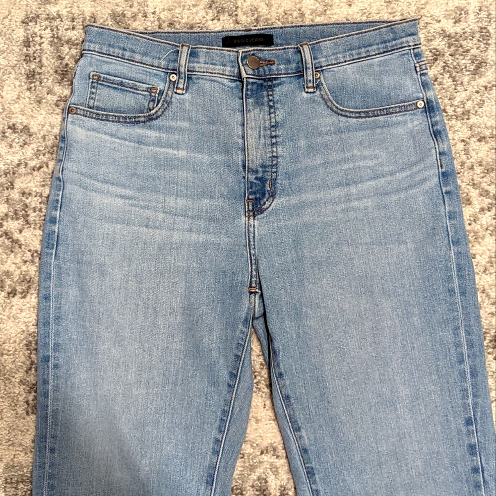 Uniqlo High Rise Straight Leg Jeans SZ 28